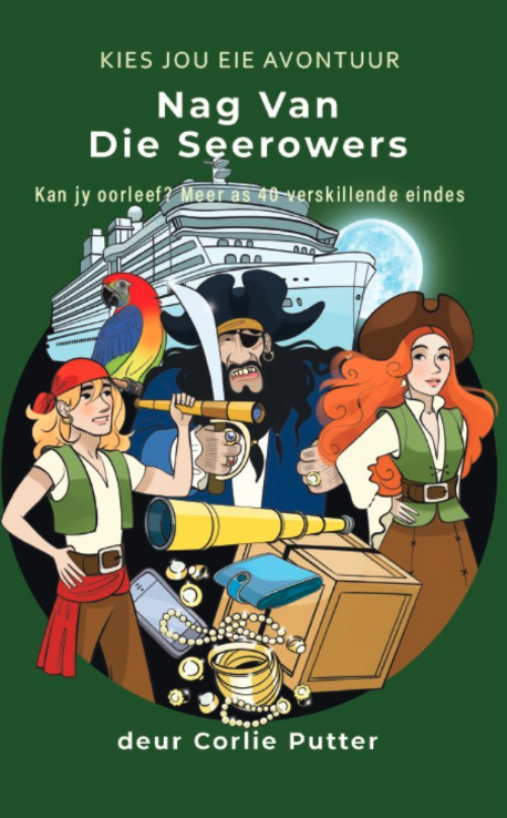 Cover of Nag van Die Seerowers by Corlie Putter